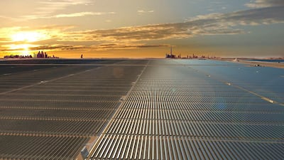 The Mohammed bin Rashid Solar Park is expected to generate 5000MW of electricity by 2030 and is expected to drive up to Dh50 billion in investments. Image courtesy of Masdar