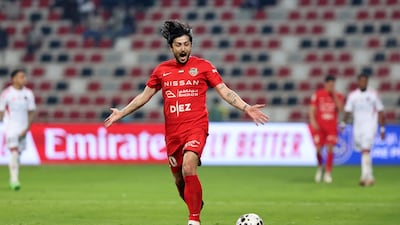Sardar Azmoun of Shabab Al Ahli is continuing to step up his recovery from injury.
