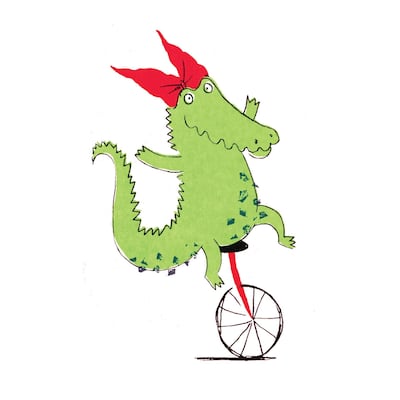 Chloe Crocodile creator Fabi Santiago creator will hold a drawing session for kids. Courtesy Emirates Airline Festival of Literature