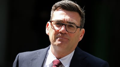 Andy Burnham arrives at a special conference to accept the leadership of the Labour Party. Getty Images