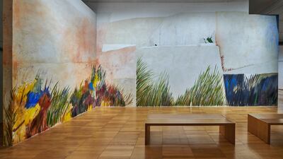 Chafa Ghaddar, Breathing Grounds, 2024. All Photos: The Art Gallery at NYU Abu Dhabi