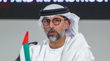 Suhail Al Mazrouei, UAE Minister of Energy and Infrastructure, stressed the importance of freedom of navigation in global trade. Victor Besa / The National