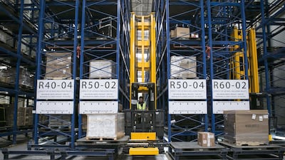 "Dubai South offers the ideal connection point for sea and air cargo, which calls for rapid movement to the markets of the Middle East, Asia and Africa,” said Mohsen Ahmed, vice president of logistics at Dubai South. Reem Mohammed / The National