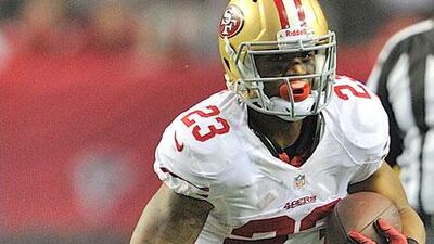 After sitting for 12 games LaMichael James is contributing in a big way to the San Francisco 49ers run to the Super Bowl.