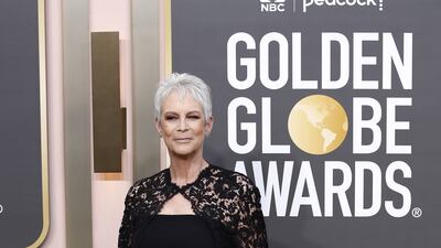 Jamie Lee Curtis wears Valentino. EPA