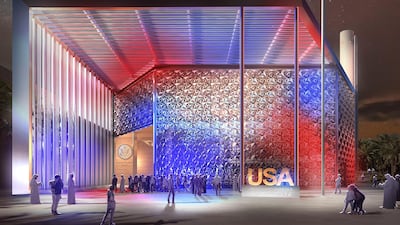 The new design for the US pavilion is significantly different from the original. Courtesy: US Embassy