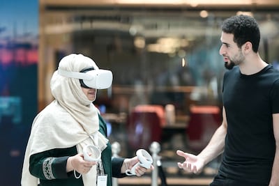 The conference will reflect on what the metaverse means for the media. Khushnum Bhandari / The National