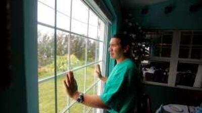 Khaleel Mamut, a former Guantanamo detainee, at a restaurant near the cottage where he is staying in Hamilton, Bermuda.