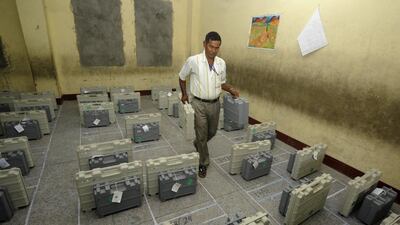 Readers call for the Indian government to make way for expatriates to vote in the elections. Arindam Dey / AFP