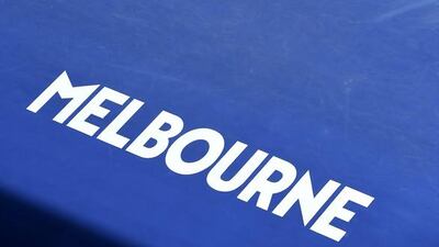Andy Murray of Britain serves to Alexander Zverev of Germany during their first round match at the Australian Open tennis championships in Melbourne, Australia, Tuesday, Jan. 19, 2016.(AP Photo/Andrew Brownbill)