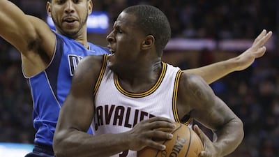 Dion Waiters was averaging 10.4 points per game for Cleveland before getting traded to Oklahoma City on Monday. Tony Dejak / AP