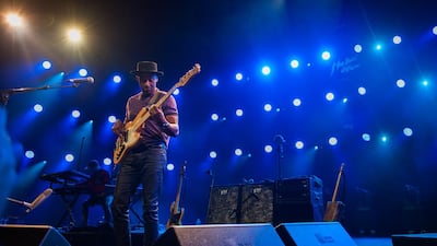 American jazz musician and bassist Marcus Miller. Edu Hawkins / Redferns / Getty Images