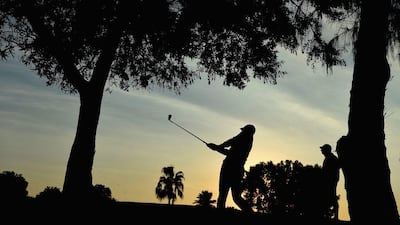 DUBAI, UNITED ARAB EMIRATES - FEBRUARY 03: Rory McIlroy of Northern Ireland in action during the pro-am event prior to the Omega Dubai Desert Classic on the Majlis course at the Emirates Golf Club on February 3, 2016 in Dubai, United Arab Emirates. (Photo by Ross Kinnaird/Getty Images)