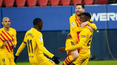 SUB Ousmane Dembele (Umtiti HT) - 6, His pace in behind the Osasuna defence posed a threat at times, but he was rarely able to convert that into clear opportunities. Reuters
