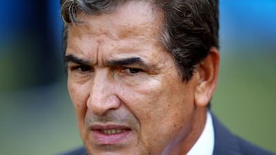 Pinto watches the 2014 World Cup match between Costa Rica and England in Belo Horizonte, Brazil, a 0-0 draw. Getty