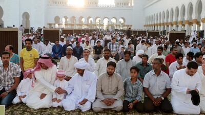 Ramadan was the fourth most googled query in UAE. Eid Al Fitr prayers at Sheikh Zayed Grand Mosque in Abu Dhabi. Christopher Pike / The National