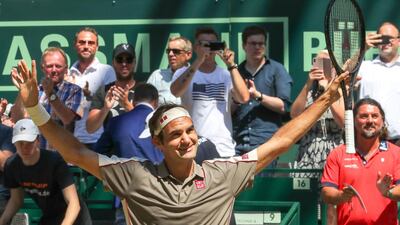 Roger Federer prepared for Wimbledon by winning his 10th Halle Open title. EPA