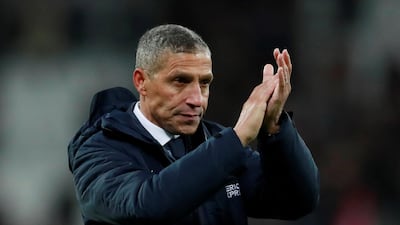 Brighton and Hove Albion 5 points. Chris Hughton's, pictured, side continue to pick up the points. Beat Everton, came from behind to draw with Arsenal, and could have had another win at West Ham, but let slip a two-goal lead. Action Images via Reuters