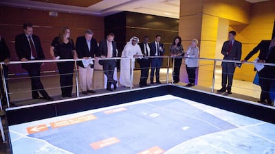 Dubai World Central occupies a 140 square kilometre site in Jebel Ali and includes logistics, aviation, commercial, exhibition, humanitarian, residential and leisure related businesses around Al Maktoum International Airport. Razan Alzayani / The National