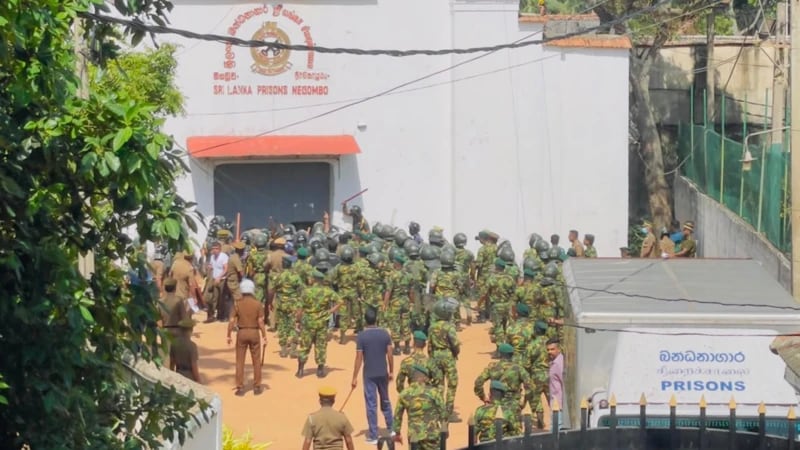 Deadly clashes at Sri Lankan prison leave at least 25 dead