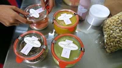 There is a growing demand for healthy eating in the UAE and companies such as Right Bite filling up the need. Pawan Singh / The National