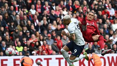 Darwin Nunez (Gakpo 73') - N/A. Worked hard after coming on but didn't have a chance to trouble Forster. AFP