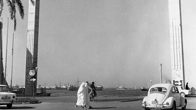 Like these women in the city’s port area in May 1969, Hameda’s protagonist, a small boy, walks the streets of a very different Tripoli. AP Photo