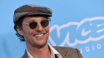 American actor Matthew McConaughey arrives for the Los Angeles premiere of 'The Beach Bum'. AFP