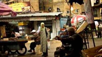 A street in the Shatila refugee in Lebanon.