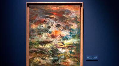 Abdallah Benanteur's 'Les quatre elements' (1992). Victor Besa / The National