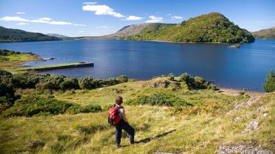 Lough Corrib, the largest lake in the Republic of Ireland, about 40km from Galway city centre. Alamy