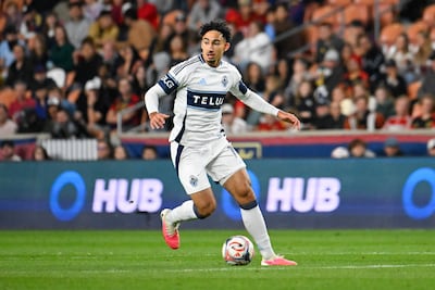 Vancouver Whitecaps' Rayan Elloumi during an MLS match against Real Salt Lake. AFP