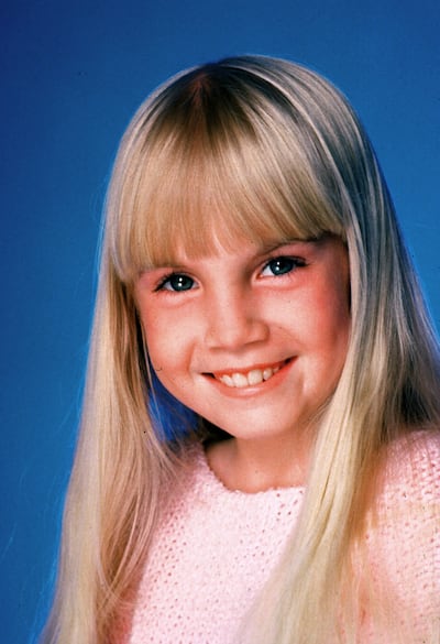 Heather O’Rourke, who played Carol Anne Freeling in the Poltergeist films, died from complications linked to a congenital intestinal condition in 1988 aged 12. WireImage