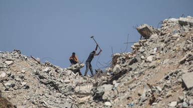Reconstruction after the previous Gaza wars was never completed, hindered by Israel's blockade on building materials and equipment, a new report says. AFP