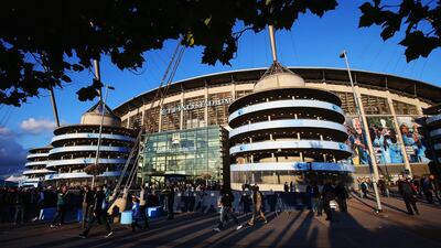 Manchester City reported a £10.7 million (Dh57.2m) after-tax profit for the 2014-15 season thanks to record annual revenues of £351.8m and a reduced wage bill. Alex Livesey / Getty Images