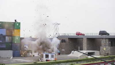 A dramatic show was put on at Adnec at the opening of Idex. Donald Weber / Crown Prince Court - Abu Dhabi