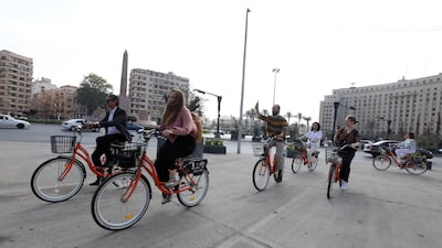 The bicycles can be rented by anyone who downloads an app called Donkey Republic. EPA