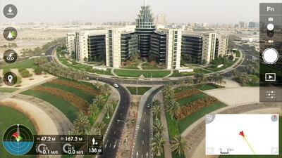 Drones will form part of security patrols around Dubai Silicon Oasis free zone technology park. Courtesy Dubai Silicon Oasis Authority