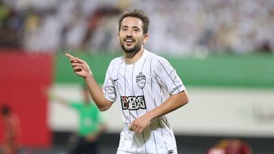 Everton Ribeiro scored a double for Al Ahli at the Al Nahyan Stadium against Al Wahda in Abu Dhabi. Adil Al Naimi / Al Ittihad