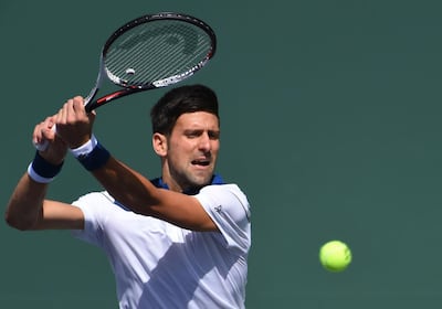 Novak Djokovic struggled during his second-round match against Taro Daniel. Jayne Kamin-Oncea / Reuters