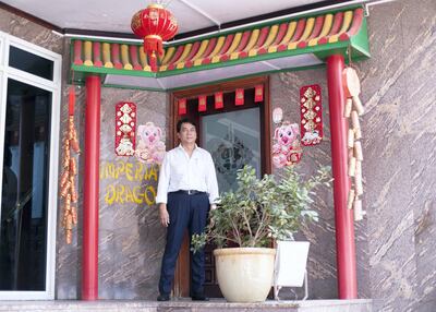 Patrick Ranee, owner of Imperial Dragon restaurant in Dubai. Reem Mohammed / The National