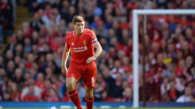 As a player and as a personality, Steven Gerrard represents a Liverpool more fitting of the past. Oli Scarff / AFP