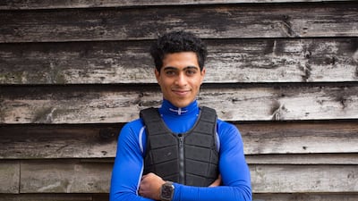 Bahraini jockey Ebrahim Nader, pictured at trainer Andrew Balding's stables in Kingsclere. All pictures Rob Greig for The National