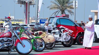 Custom bikes were also well represented at Drive and Meet. Leslie Pableo for The National