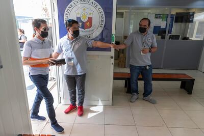 The UAE has the largest number of registered overseas Filipino voters, with more than 290,000 eligible to vote from about 700,000 residents in the country. Antonie Robertson / The National