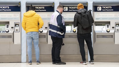 Only 12 per cent of train tickets are bought from offices at stations, rail companies said. PA
