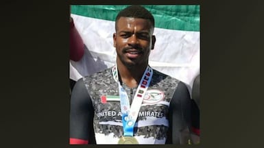Ali Ahmed Nassirai died of his injuries in hospital. Photo: UAE Cycling Federation