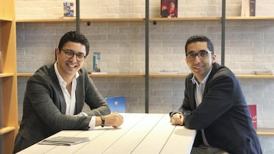 Eyewa co-founders Anass Boumediene and Mehdi Oudghiri.