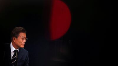 South Korean President Moon Jae-in. Seoul aims to hike budget by almost 10 per cent next year. Reuters