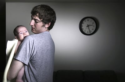 Master the art of swaddling, which will help the baby feel cocooned and sleep longer. Photo: Getty Images